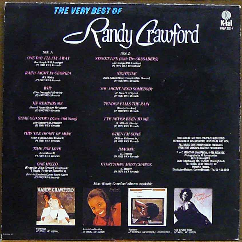 Kniha LP The Very Best Of Randy Crawford | Antikvariát Beneš